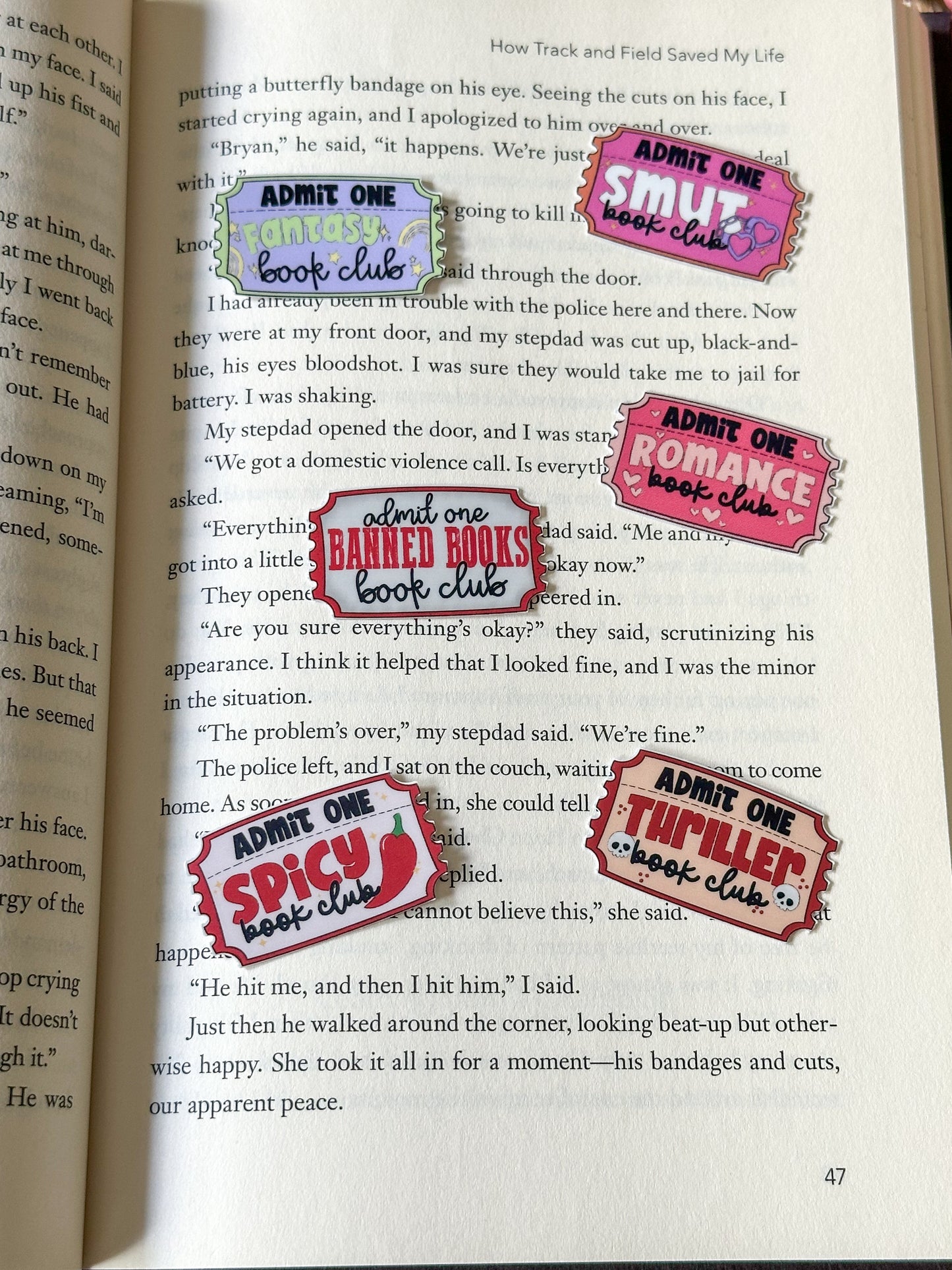 Mini Trope Ticket Stickers