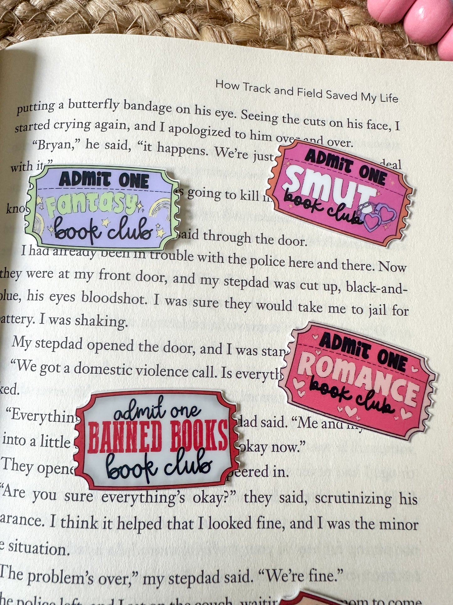 Mini Trope Ticket Stickers