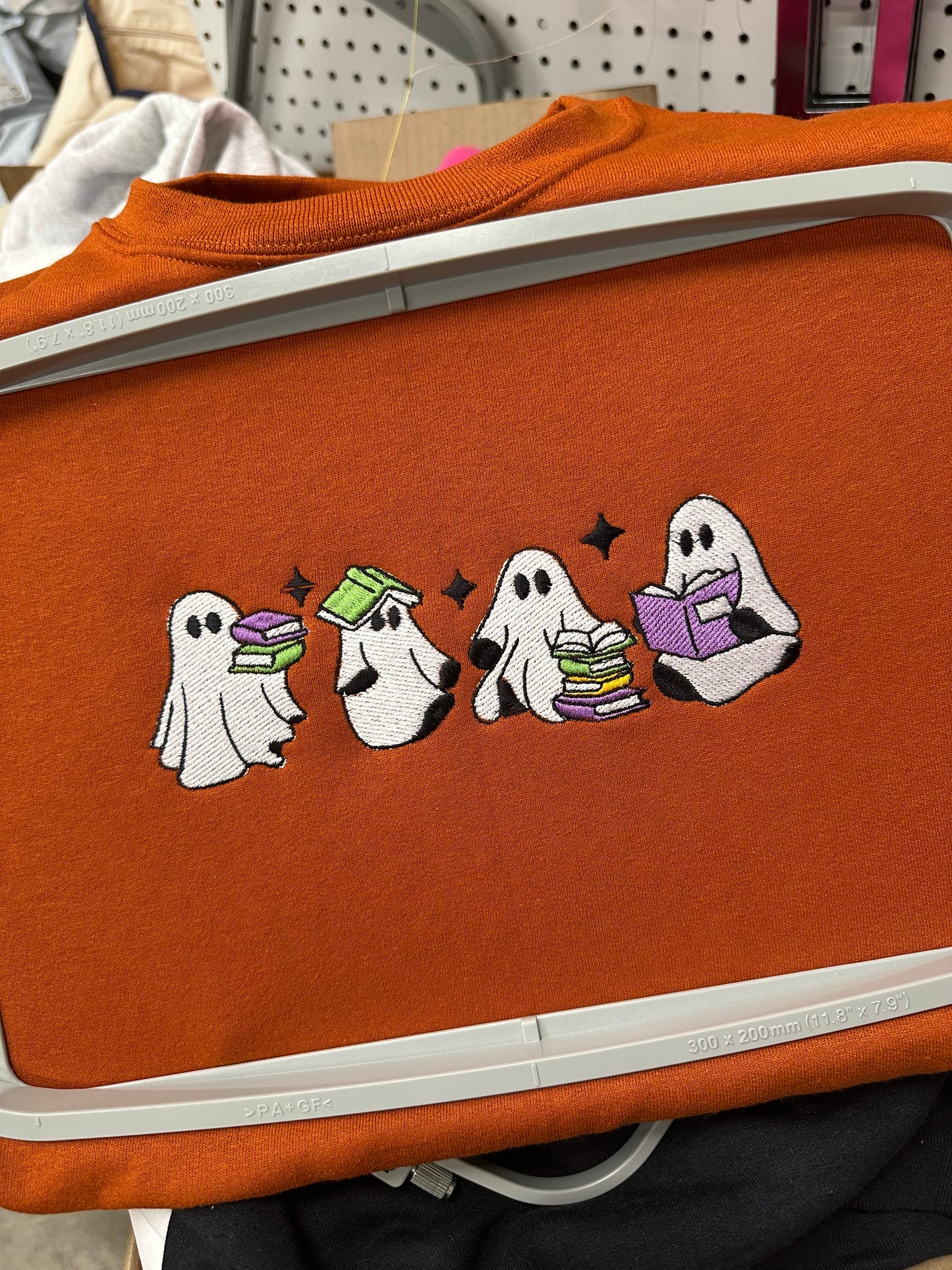 Bookish Ghosties Embroidered Sweatshirt