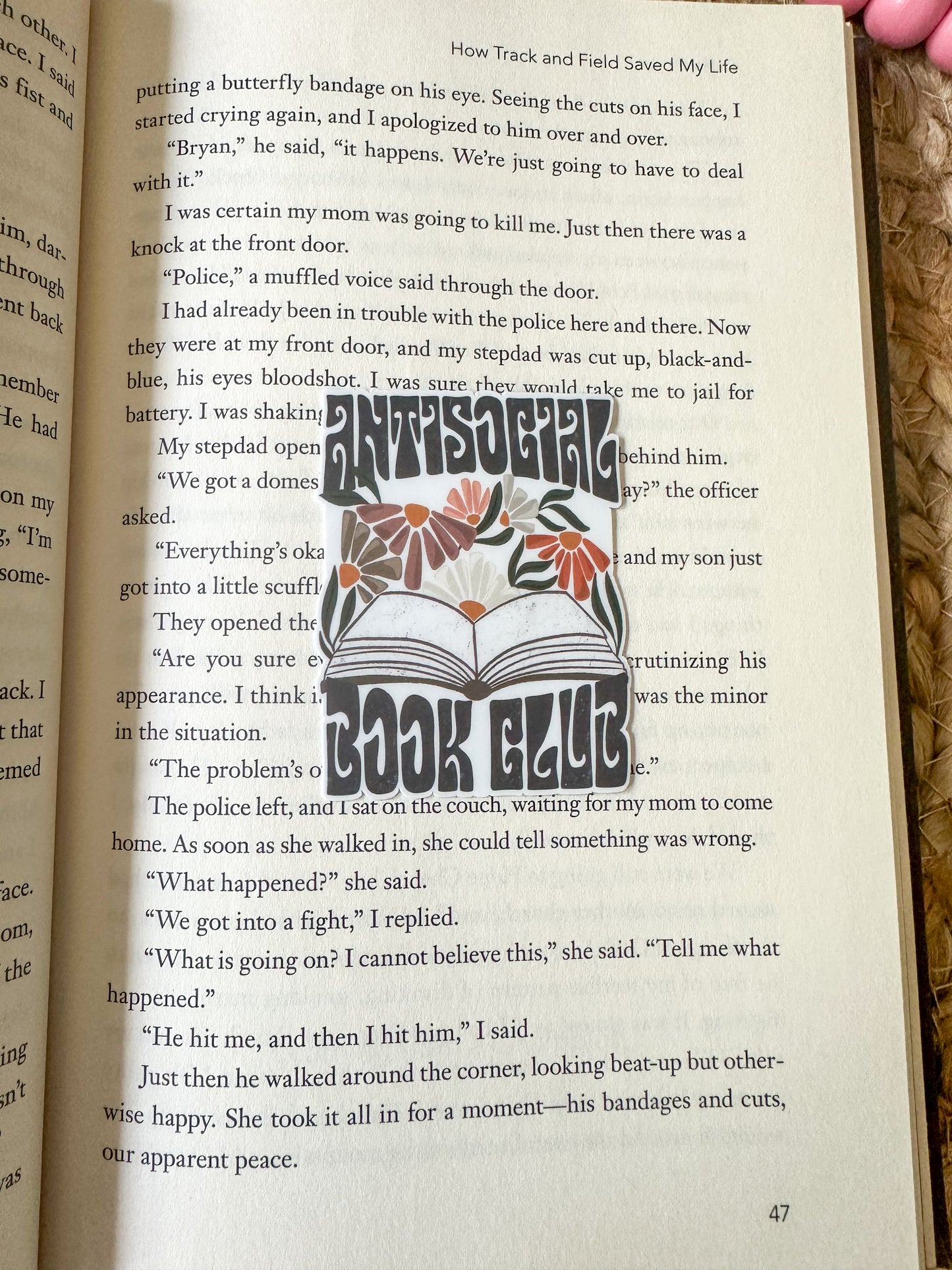 Antisocial Bookclub Sticker