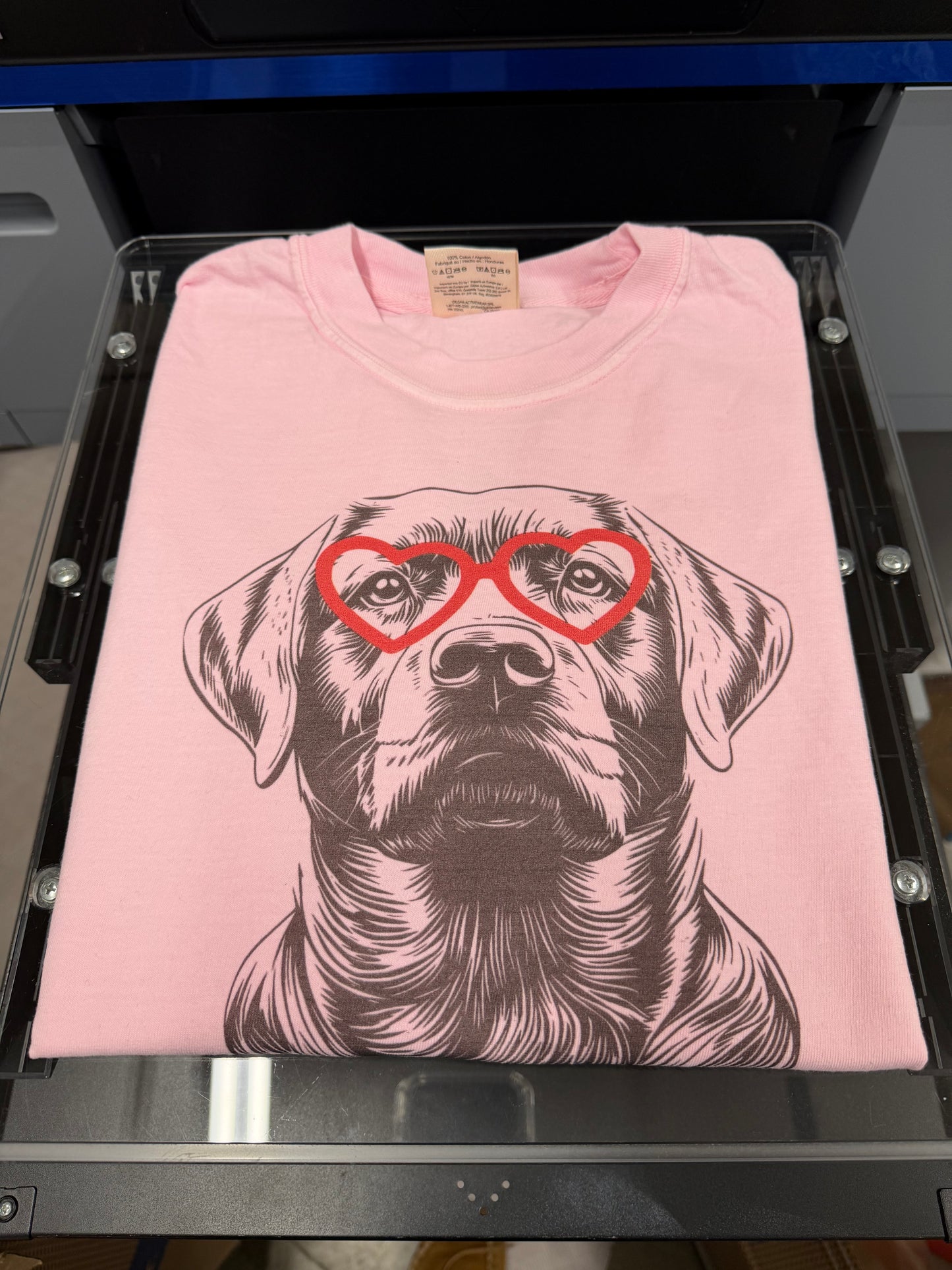 Custom Valentines Dog Breed Shirt or Sweatshirt | Personalized Dog Mom Apparel | DTG Printed in house