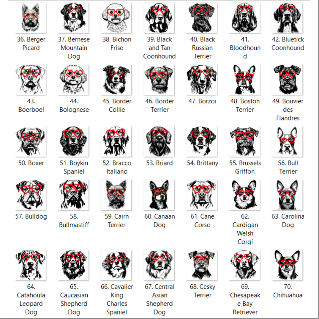 Custom Valentines Dog Breed Shirt or Sweatshirt | Personalized Dog Mom Apparel | DTG Printed in house