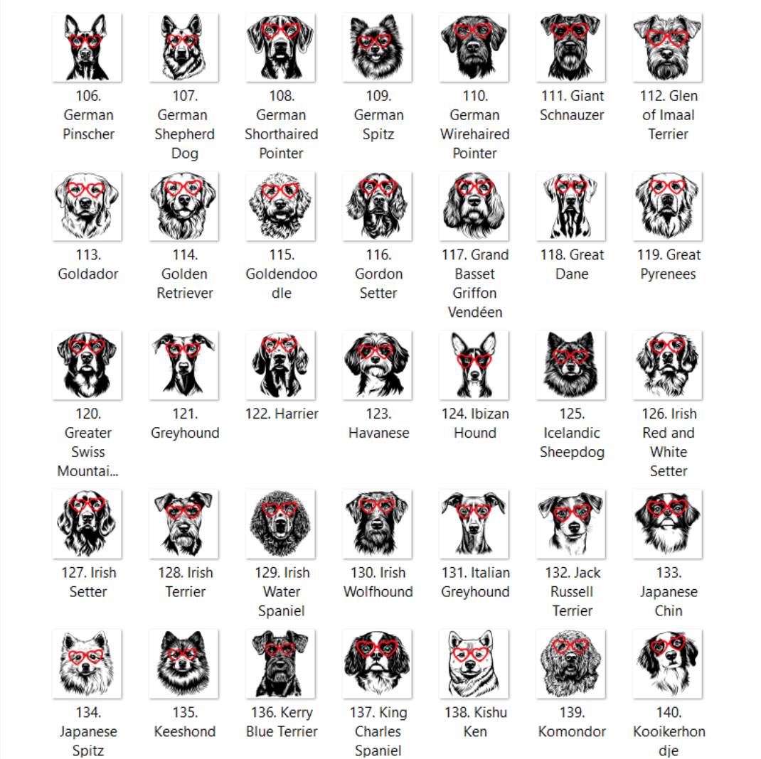 Custom Valentines Dog Breed Shirt or Sweatshirt | Personalized Dog Mom Apparel | DTG Printed in house