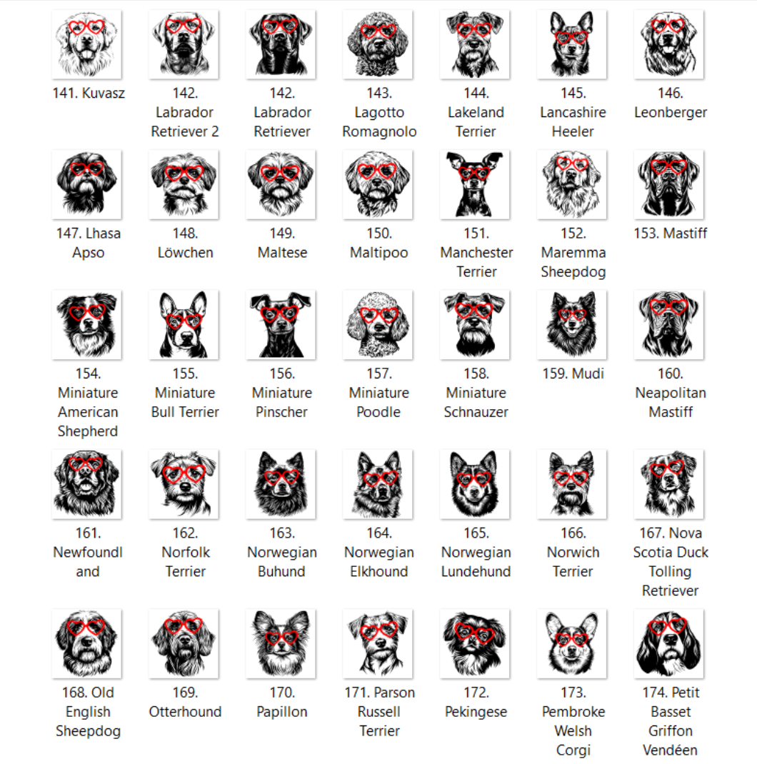 Custom Valentines Dog Breed Shirt or Sweatshirt | Personalized Dog Mom Apparel | DTG Printed in house