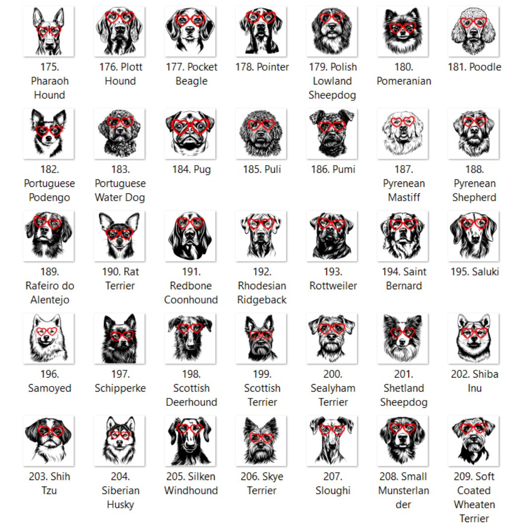 Custom Valentines Dog Breed Shirt or Sweatshirt | Personalized Dog Mom Apparel | DTG Printed in house