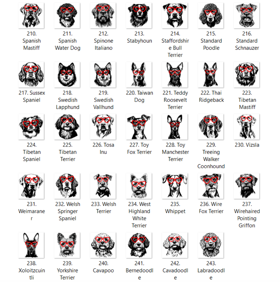 Custom Valentines Dog Breed Shirt or Sweatshirt | Personalized Dog Mom Apparel | DTG Printed in house